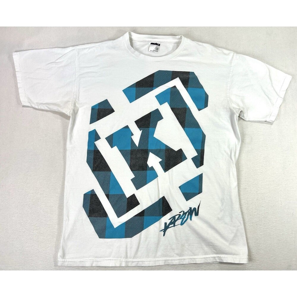 Vtg KREW T Shirt Skateboarding Street Crewneck Graphic Tee Mens Large Y2K 00s